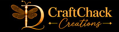 D CraftChack Creations dragonfly D logo