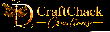 D CraftChack Creations dragonfly D logo